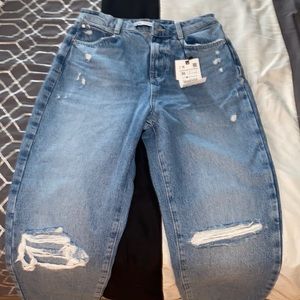 Zara mom jeans